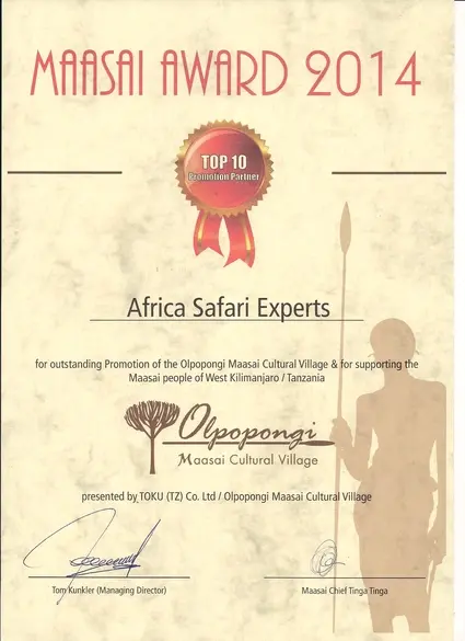 Maasai Award 2014