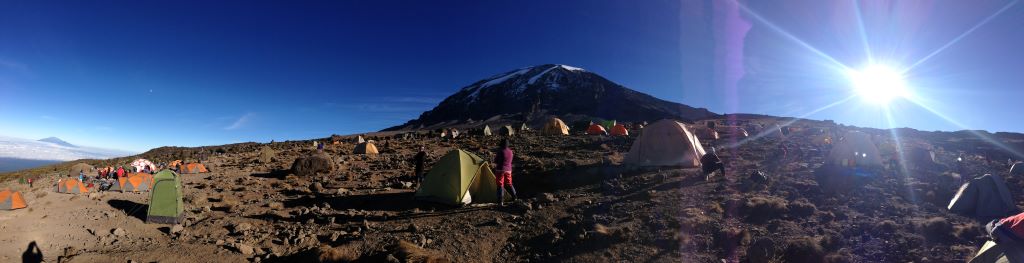 Campsite auf dem Kilimanjaro Tansania