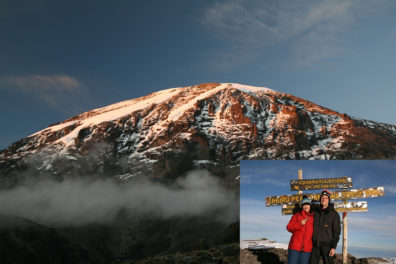 Kilimandscharo, Paar bezwingt den Berg